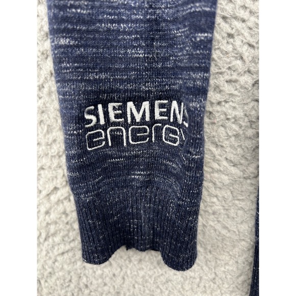 PUMA Golf Crewneck Sweater Blue Siemens Sleeve Logo Women's Size L NWOT - Picture 4 of 8